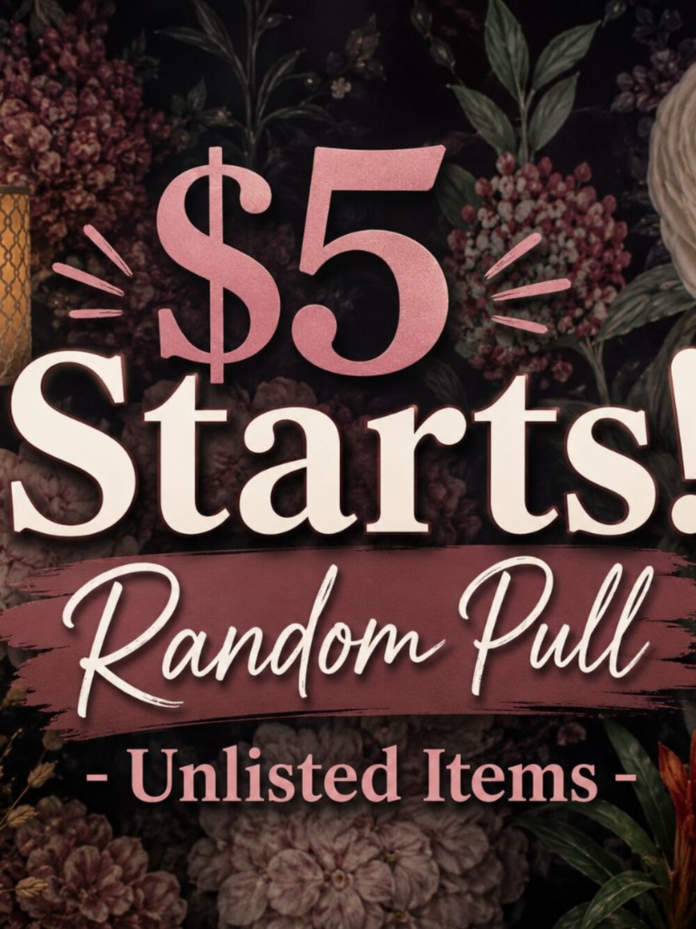 $5 Starts Random Pull - Unlisted Items